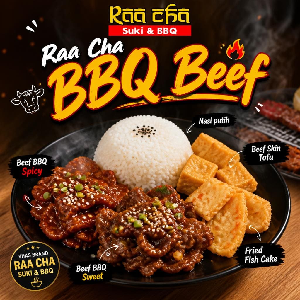 Raa Cha BBQ Beef Raa Cha Suki & BBQ